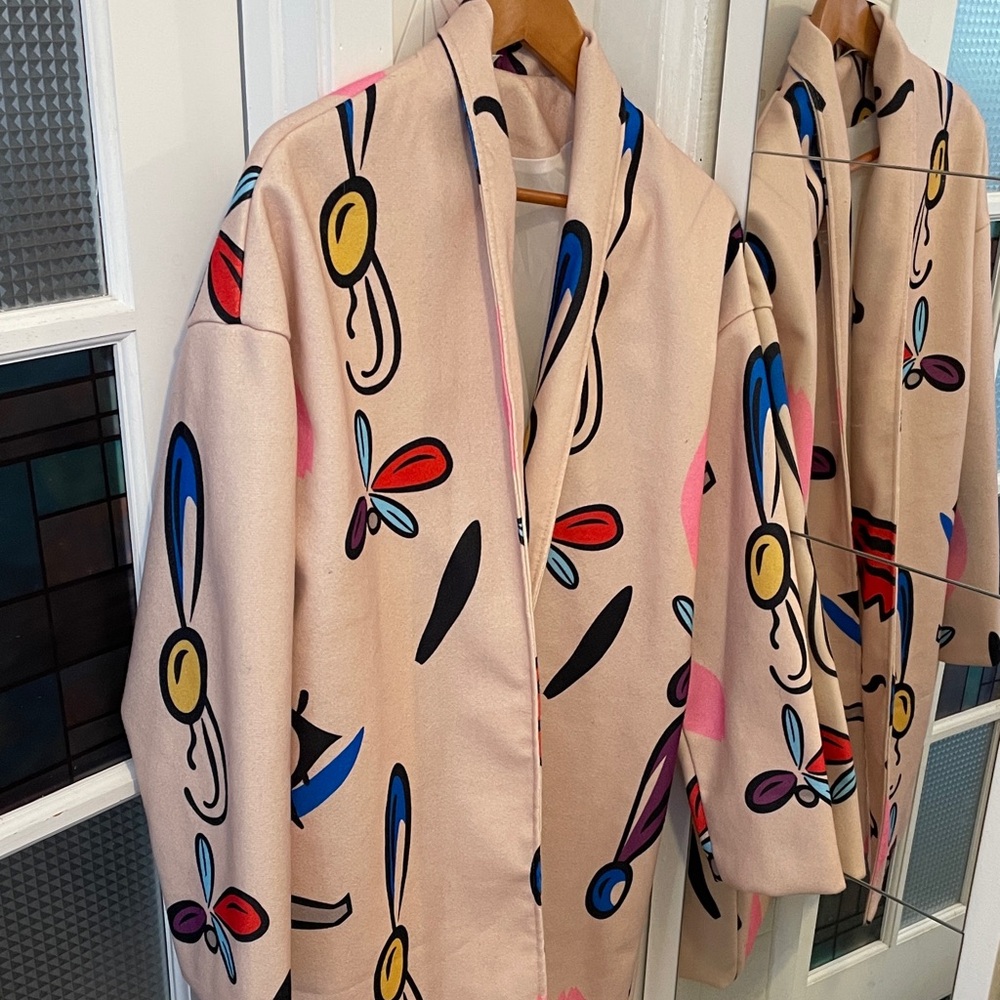 Abstract Patterned Women's Jacket